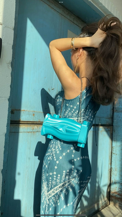 THE CAR PURSE (Aqua)